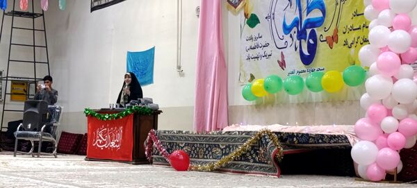 مراسم ولادت حضرت فاطمه (س)  در مسجد چهارده معصوم الغدیر
