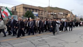 حضور پرشور مردم آفرینه در راهپیمایی باشکوه ۲۲ بهمن 