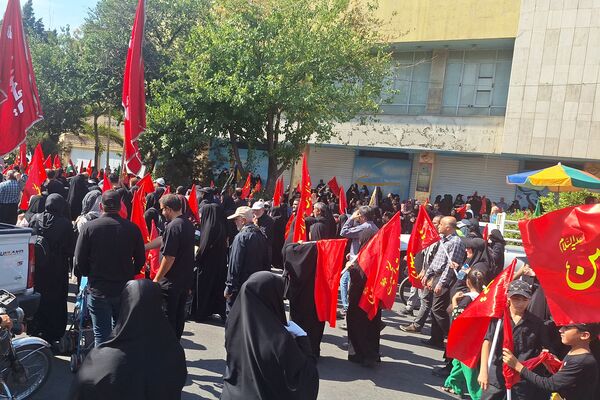 مراسم راهپیمایی جاماندگان اربعین حسینی در شیراز