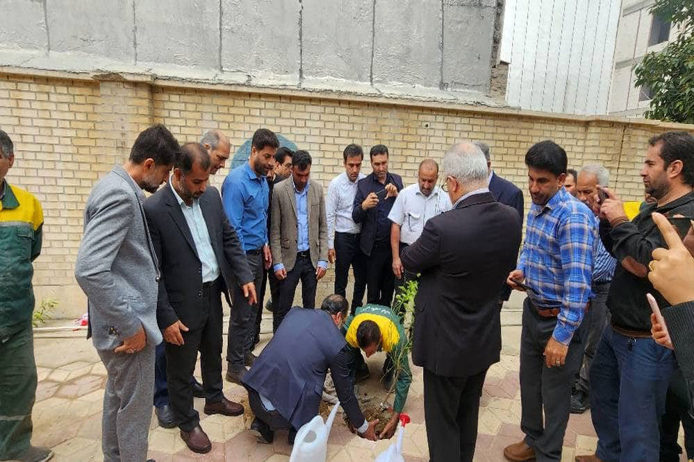 اجرای طرح مدرسه سبز ، انس با قرآن، اهدای کتاب به کتابخانه و تجلیل از فعالان دبیرستان رضوان شهرستان بوشهر