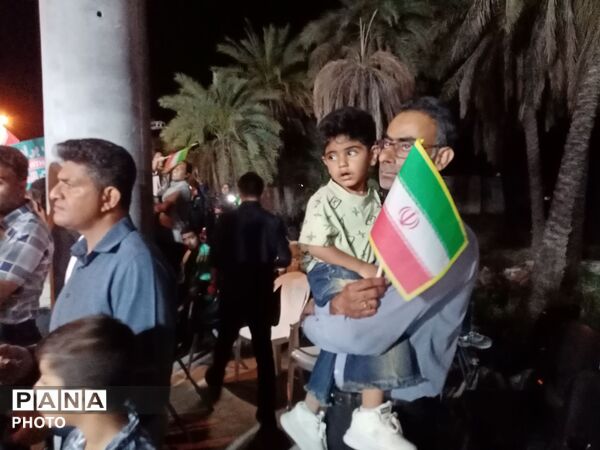 مردم فین هرمزگان با آرمان‌های انقلاب اسلامی