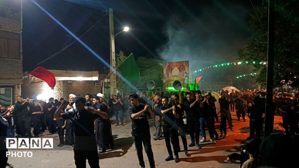 عزاداری هیئت‌های دهستان بزرگ رزق‌آباد در حسینیه شاهزاده علی‌اصغر (ع)