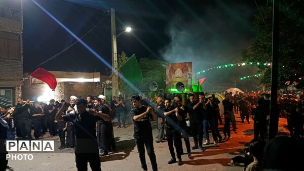عزاداری هیئت‌های دهستان بزرگ رزق‌آباد در حسینیه شاهزاده علی‌اصغر (ع)