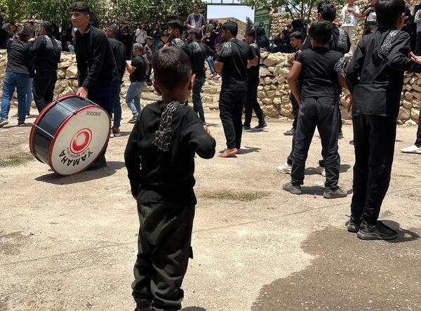 روستای قلعه سوخته در سوگ عاشورا