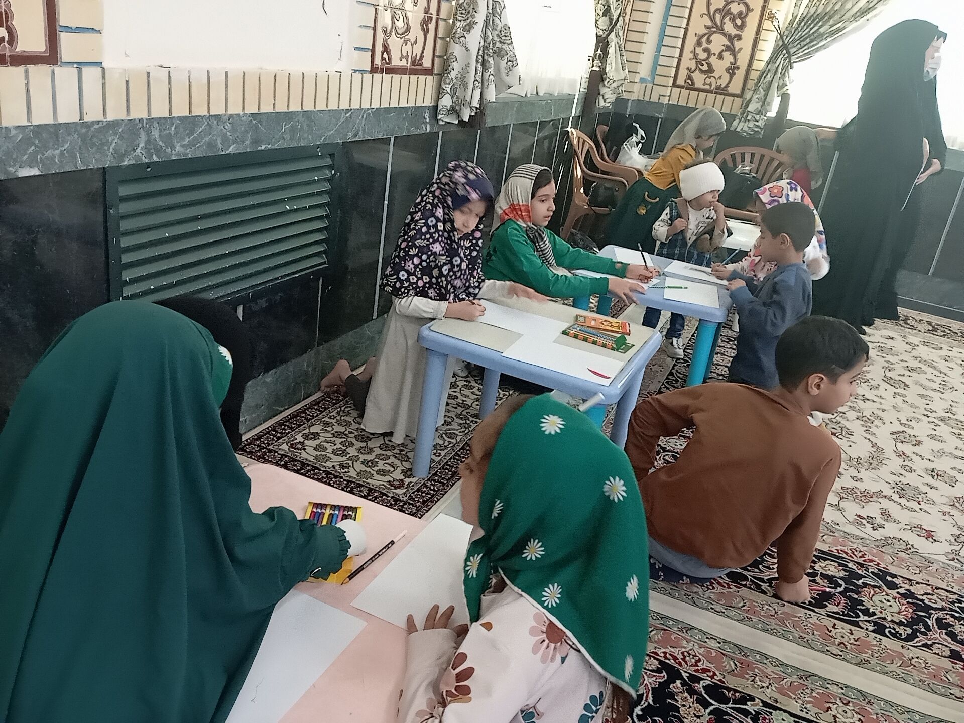 برپایی غرفه کودک در نماز جمعه 