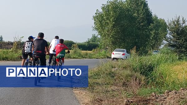 نخستین همایش دوچرخه‌سواری روستای اهلم