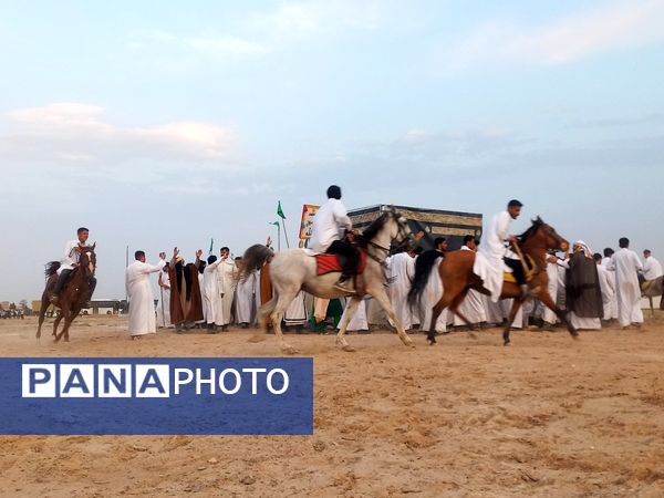 بازسازی واقعه غدیر در محله شهر قائم قم