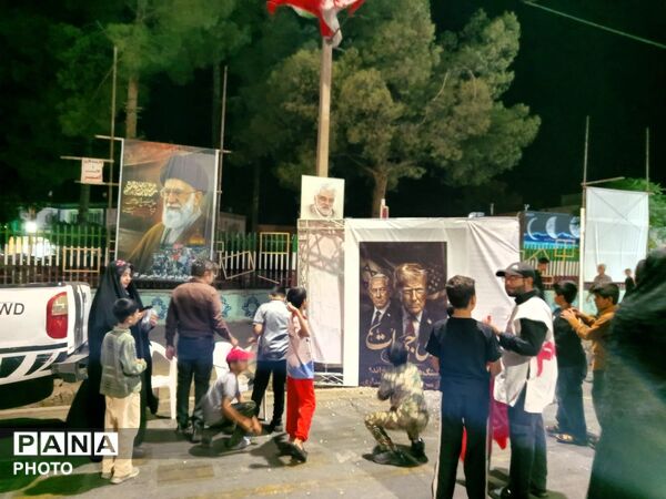 رمی جمرات با سنگ زدن به شیاطین زمان در کاشمر