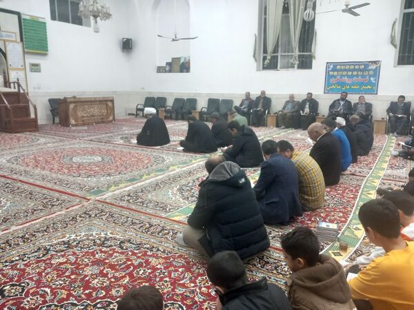 مراسم پرفیض نماز جماعت و دعای کمیل در روستای مهدی آباد خلیل آباد 