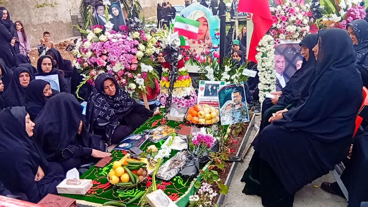 مراسم گرامیداشت چهلمین روز شهادت شهیده یکتا امیریان و همسر گرامی‌شان دانشمند شهید محمدرضا کیا