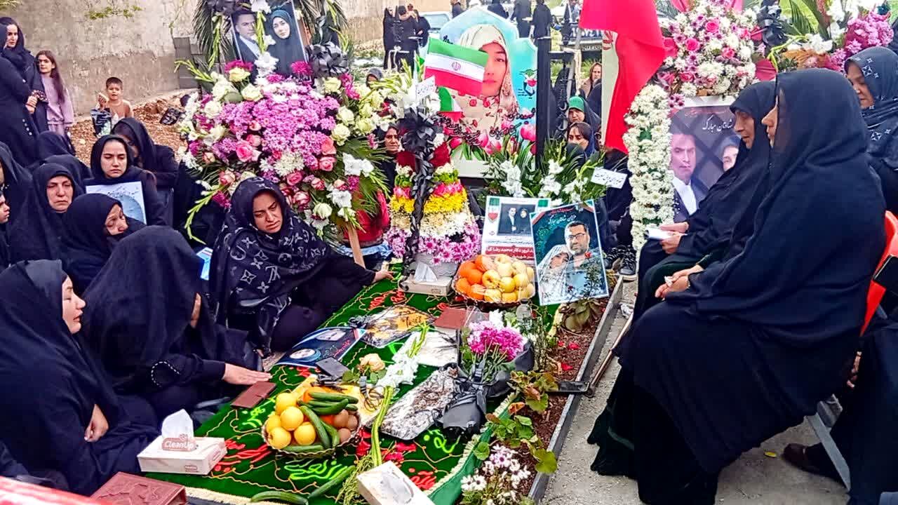 مراسم گرامیداشت چهلمین روز شهادت شهیده یکتا امیریان و همسر گرامی‌شان دانشمند شهید محمدرضا کیا