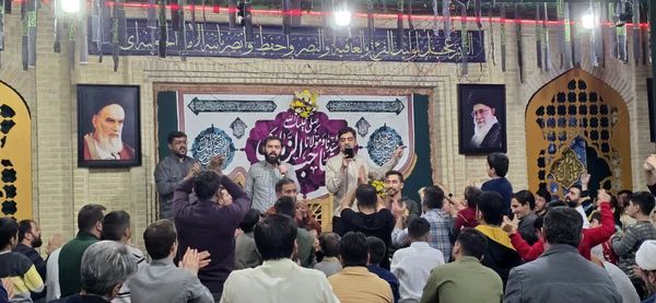 جشن نیمه شعبان در هیات حسین جان بجنورد