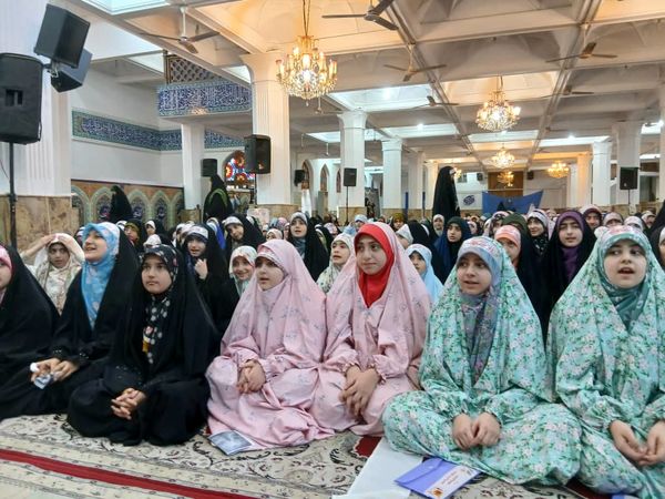 برگزاری آیین اعتکاف در مصلی رشت