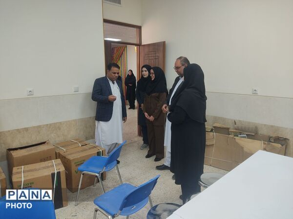 مانور بازگشایی مدارس در نصرت‌آباد