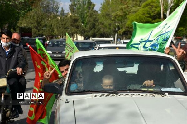 جشن خیابانی  حوزه ۴ بسیج  امام سجاد(ع)  به مناسبت میلاد امام حسن مجتبی(ع) در تبریز