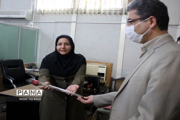 دیدار معاون جدید پرورشی و فرهنگی آموزش و پرورش استان بوشهر با مدیر و کارکنان سازمان دانش‌آموزی استان بوشهر