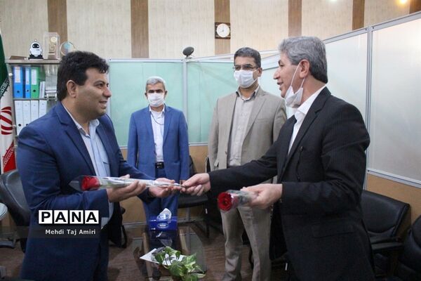 دیدار معاون جدید پرورشی و فرهنگی آموزش و پرورش استان بوشهر با مدیر و کارکنان سازمان دانش‌آموزی استان بوشهر
