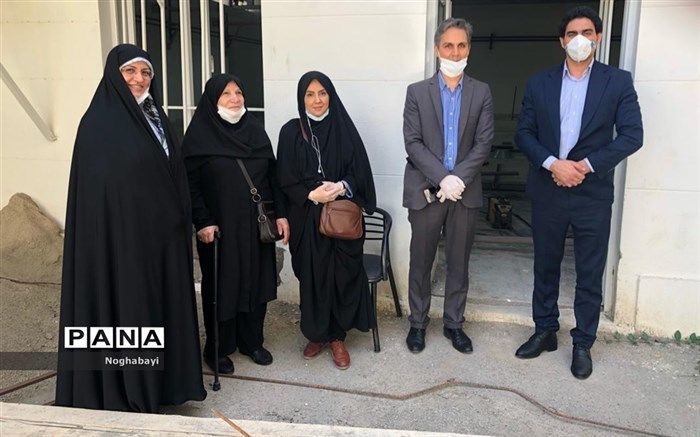 بازدید مدیر آموزش و پرورش منطقه 8  از پروژه درحال ساخت مجموعه ورزشی شهید نیکوکار