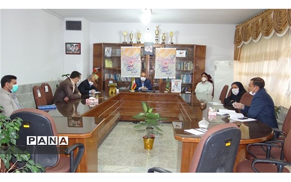 جلسه ستاد امتحانات در آموزش و پرورش شیروان برگزار شد