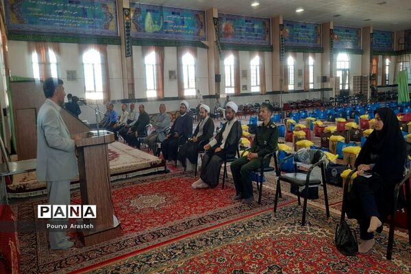 رزمایش مواسات به همت مرکز نیکوکاری شهرستان خوسف استان خراسان جنوبی