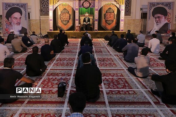 مراسم احیای شب نوزدهم ماه رمضان در مصلی بزرگ کیش