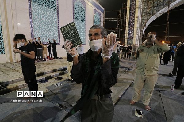 مراسم احیای شب نوزدهم ماه رمضان در مصلی بزرگ کیش