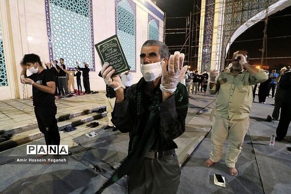 مراسم احیای شب نوزدهم ماه رمضان در مصلی بزرگ کیش