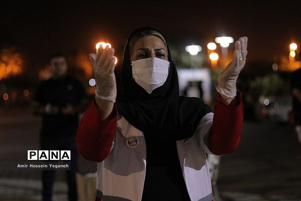 مراسم احیای شب نوزدهم ماه رمضان در مصلی بزرگ کیش