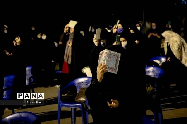 مراسم احیای شب ۲۱ رمضان در خیابان های مشهد