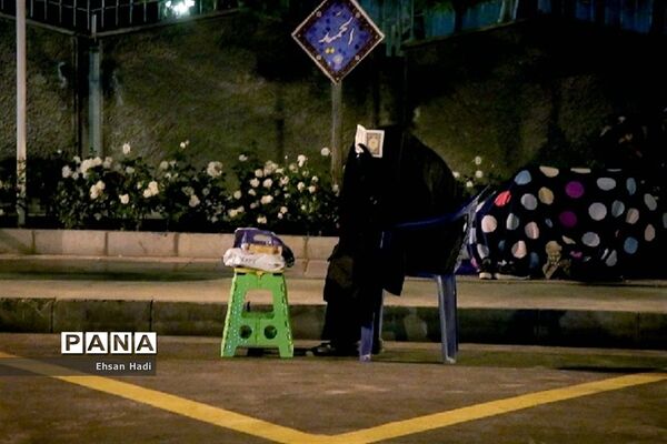 مراسم احیای شب ۲۱ رمضان در خیابان های مشهد