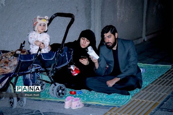مراسم احیای شب ۲۱ رمضان در خیابان های مشهد