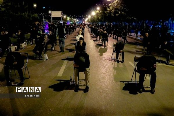 مراسم احیای شب ۲۱ رمضان در خیابان های مشهد