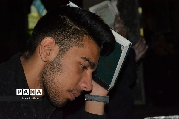 مراسم عزاداری شب بیست و سوم ماه مبارک رمضان در مسجد امام حسین علیه السلام بیرجند