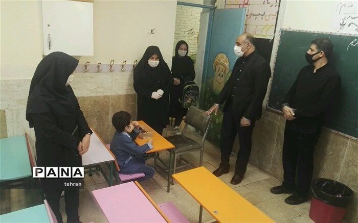 فاصله گذاری اجتماعی پس از بازگشایی مدارس منطقه4