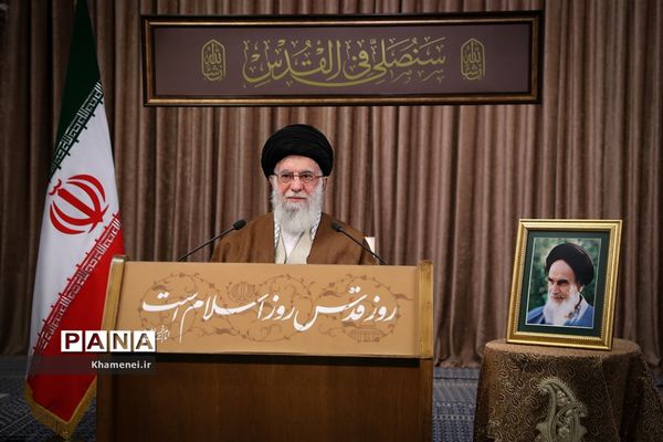 سخنرانی تلویزیونی رهبر انقلاب اسلامی به مناسبت روز جهانی قدس