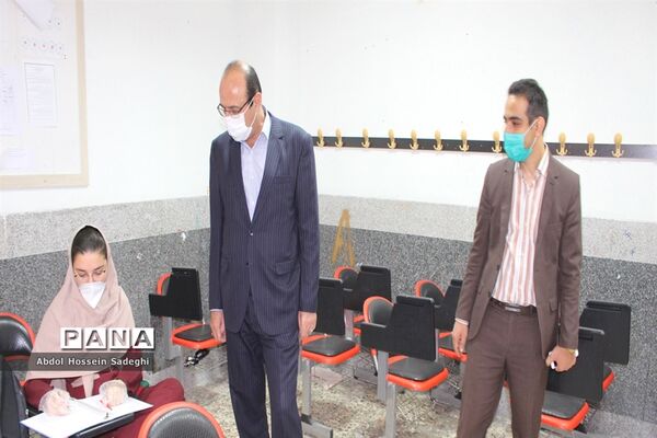 بازدید مدیرکل آموزش و پرورش استان بوشهر از بازگشایی دبیرستان شهیده سهام خیام بوشهر