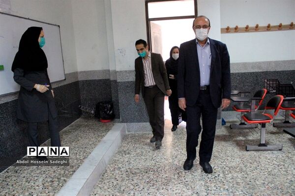 بازدید مدیرکل آموزش و پرورش استان بوشهر از بازگشایی دبیرستان شهیده سهام خیام بوشهر