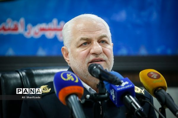 نشست خبری رئیس پلیس راهنمایی و رانندگی ناجا