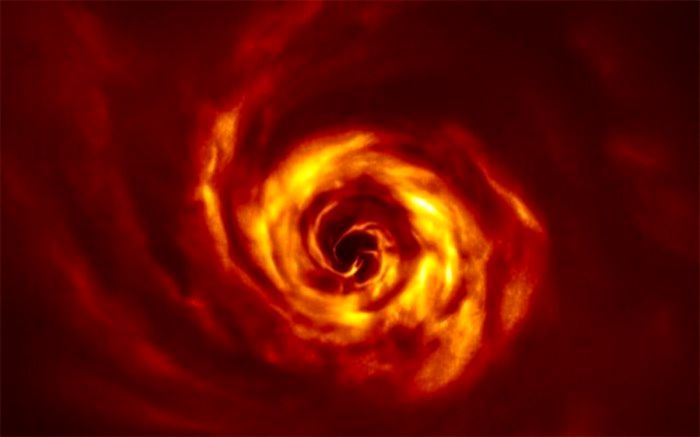 تصویری که شاید برای اولین بار، تولد یک سیاره را نشان دهد