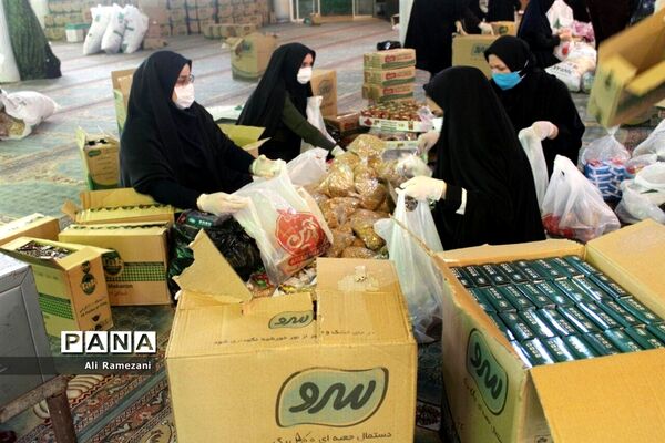 آماد‌ سازی دور سوم  کمک‌های مومنانه در حسینیه عاشقان ثارالله قائمشهر