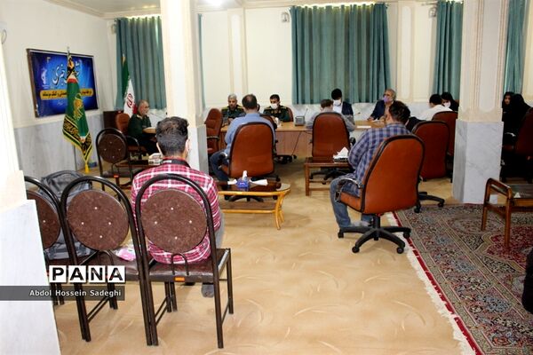 نشست خبری فرمانده سپاه امام صادق (ع) استان بوشهر