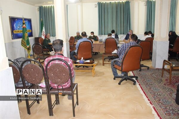 نشست خبری فرمانده سپاه امام صادق (ع) استان بوشهر