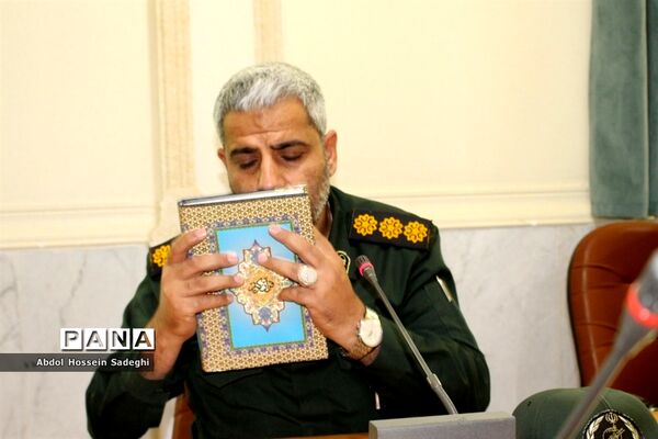 نشست خبری فرمانده سپاه امام صادق (ع) استان بوشهر