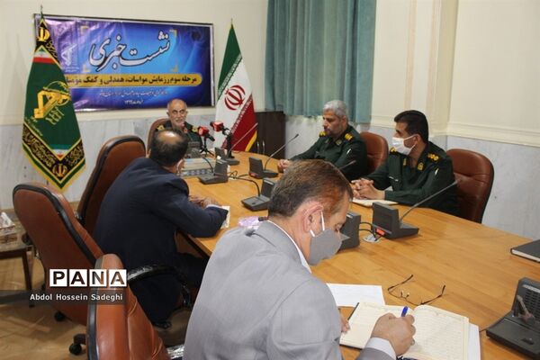نشست خبری فرمانده سپاه امام صادق (ع) استان بوشهر