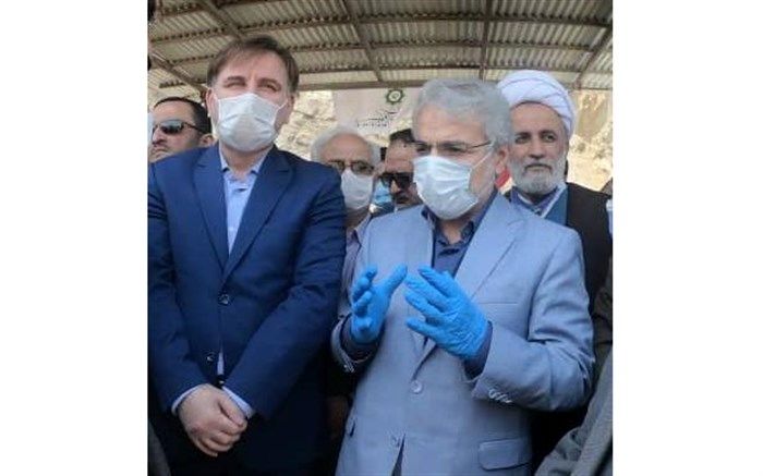 بازدید رئیس سازمان برنامه و بودجه و استاندار گیلان از پروژه سد مخزنی پلرود