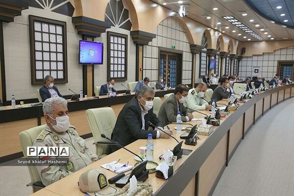 جلسه ستاد پیشگیری، هماهنگی و فرماندهی عملیات پاسخ به بحران استان بوشهر