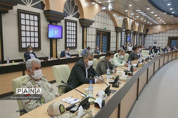 جلسه ستاد پیشگیری، هماهنگی و فرماندهی عملیات پاسخ به بحران استان بوشهر