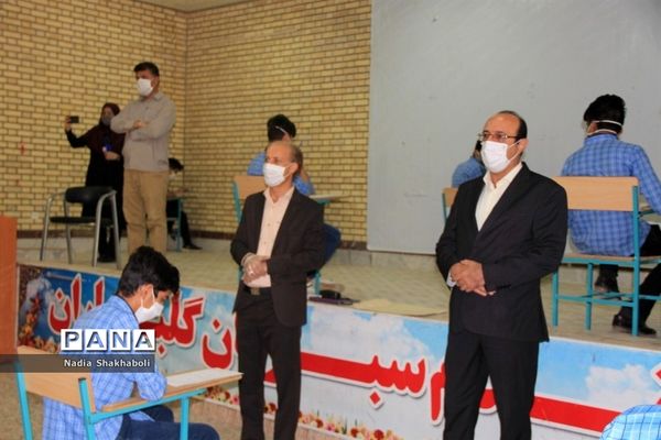 بازدید مدیرکل آموزش و پرورش استان بوشهر از حوزه‌های امتحانی