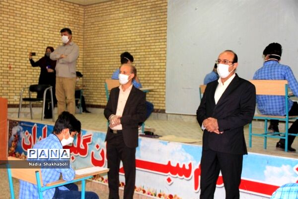 بازدید مدیرکل آموزش و پرورش استان بوشهر از حوزه‌های امتحانی