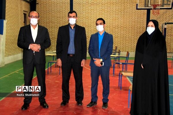 بازدید مدیرکل آموزش و پرورش استان بوشهر از حوزه‌های امتحانی